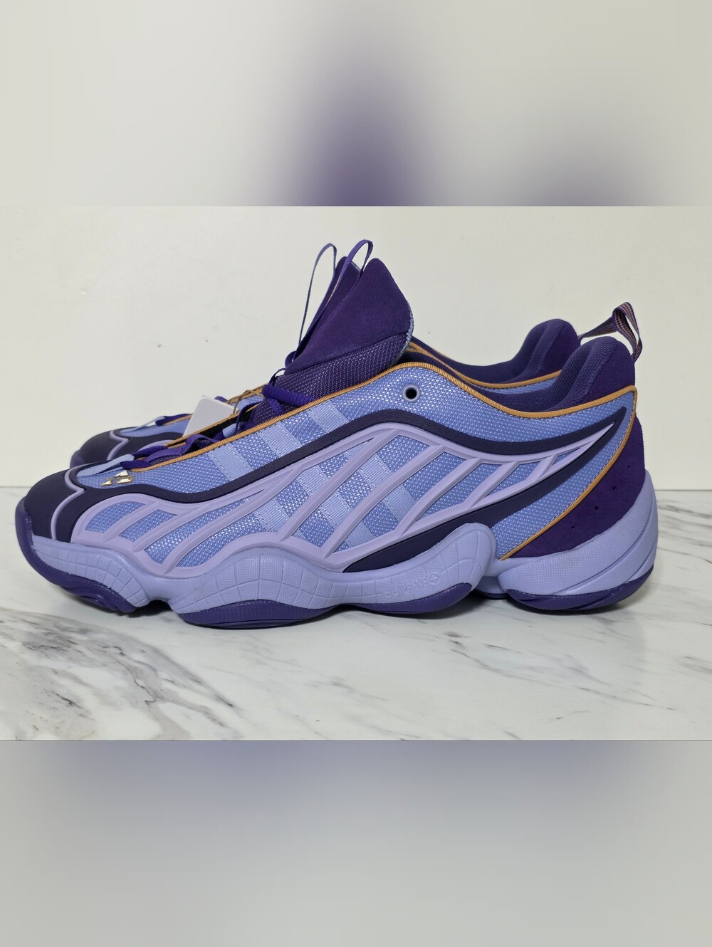 adidas Men's Lavender and Deep Purple Performance Sneakers
